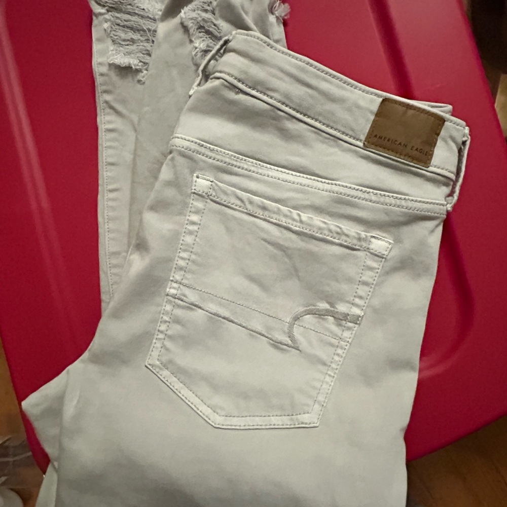 American Eagle, super stretch, super distressed j… - image 2